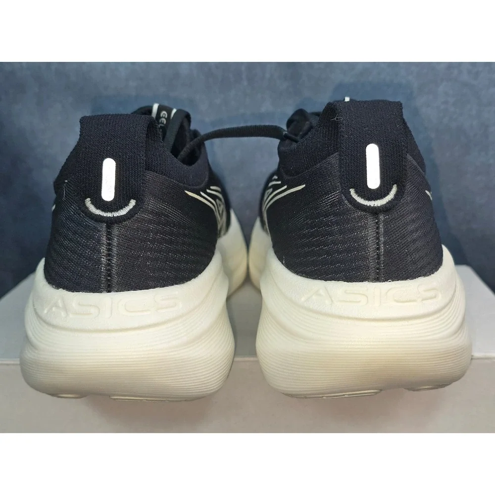 NWOT GEL-Nimbus 27 Black/Lake Grey Running Shoes Women 7 1012B753